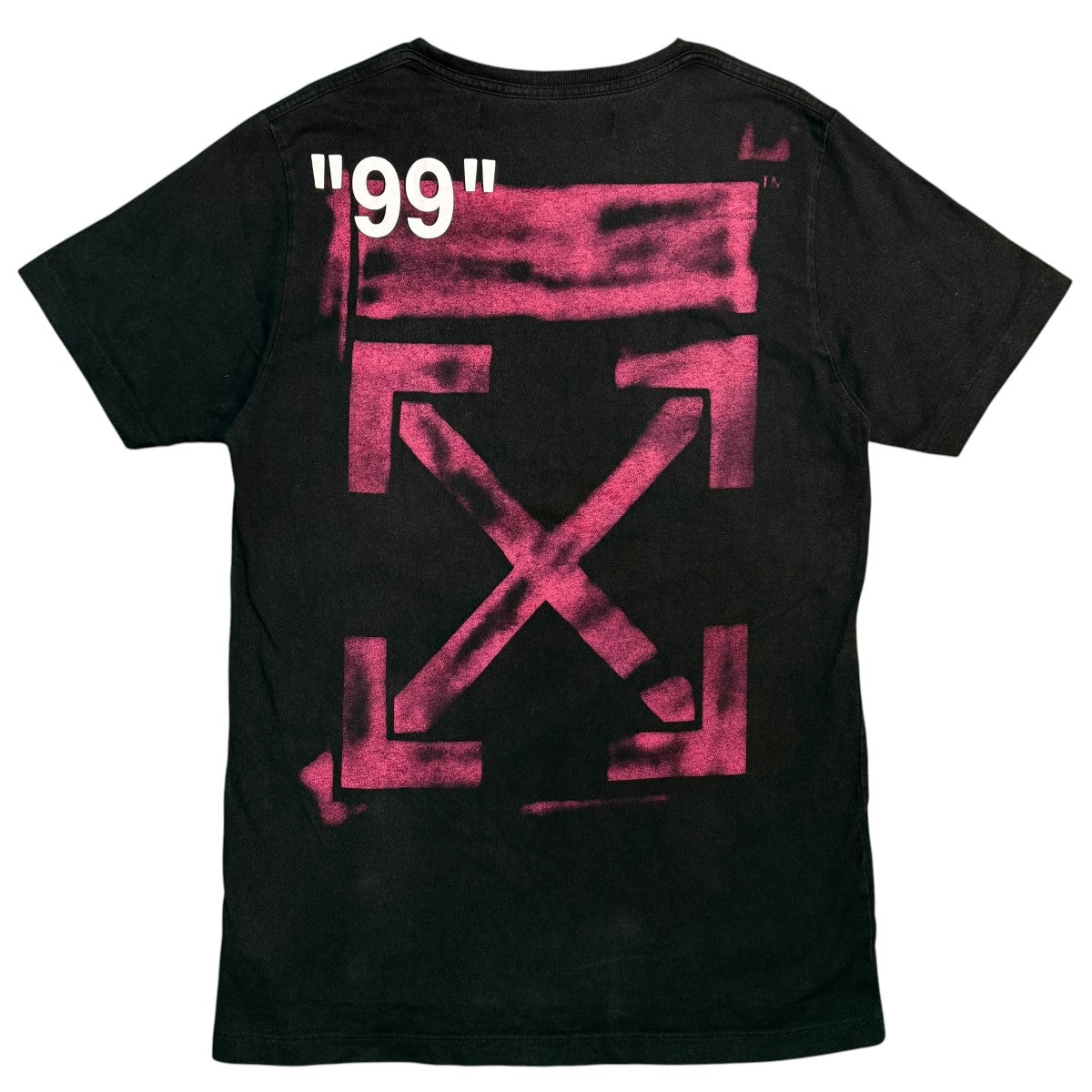 OFFWHITE 19SS/Stencil S／S Slim T-Shirt／スリムフィットTシャツOMAA027R19185015 古着・中古-1枚目のアイテム画像