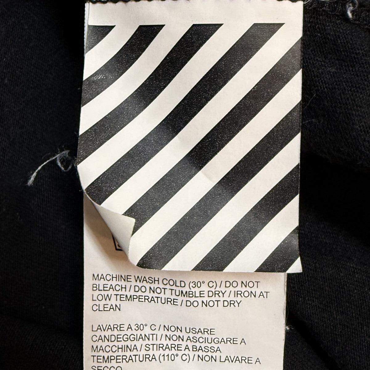 OFFWHITE 19SS/Stencil S／S Slim T-Shirt／スリムフィットTシャツOMAA027R19185015 古着・中古-8枚目のアイテム画像