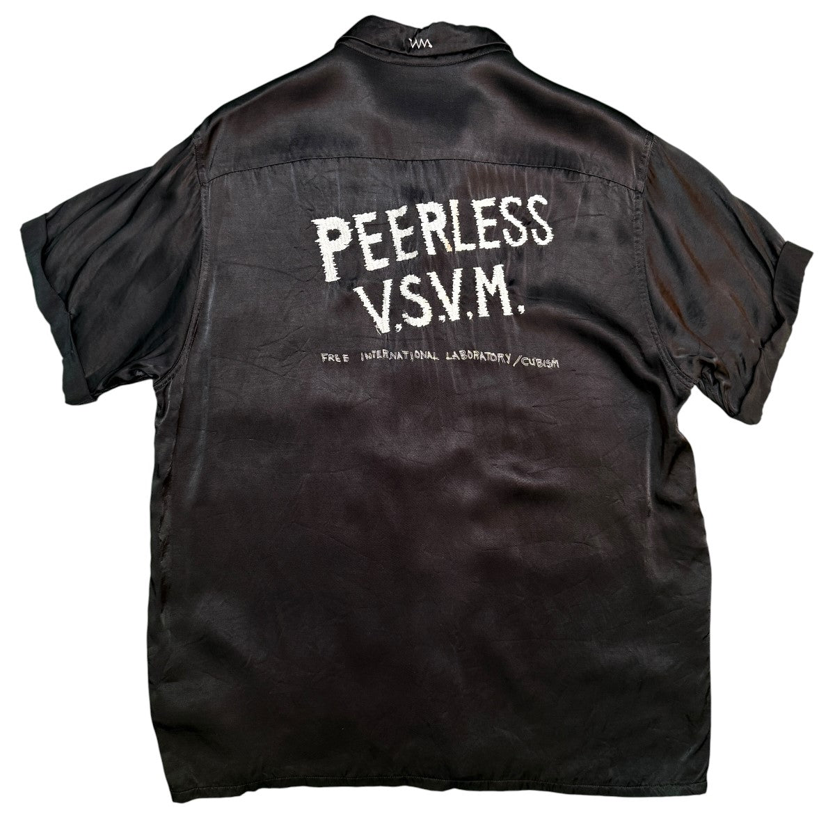 VISVIM 18SS/IRVING SHIRT S／S PEERLESS／レーヨンオープンカラーシャツ/0118105011030 古着・中古-1枚目のアイテム画像