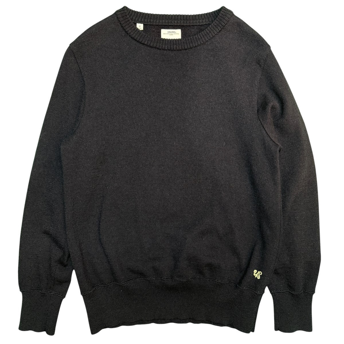 VISVIM 16SS/Wool Crewneck Knit Sweater／ウールクルーネックニット/0116105015005 古着・中古-1枚目のアイテム画像