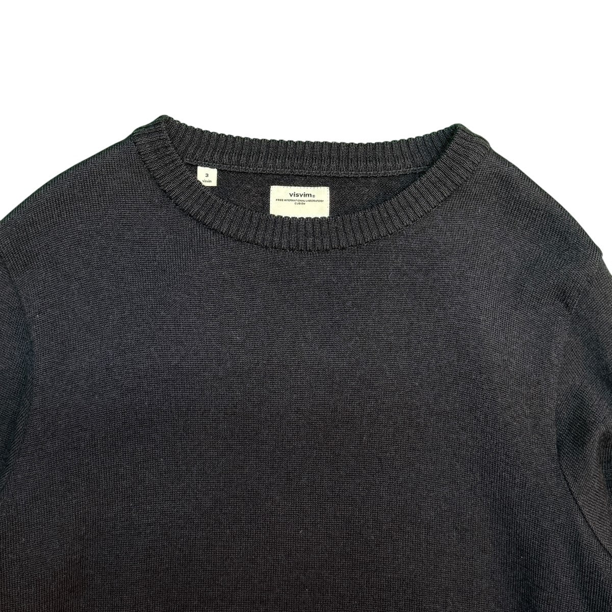 VISVIM 16SS/Wool Crewneck Knit Sweater／ウールクルーネックニット/0116105015005 古着・中古-3枚目のアイテム画像