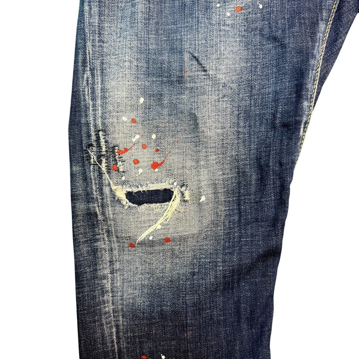 20AW/Tidy Biker Jean／ダメージ加工スキニーデニムパンツS71LB0855 S30342