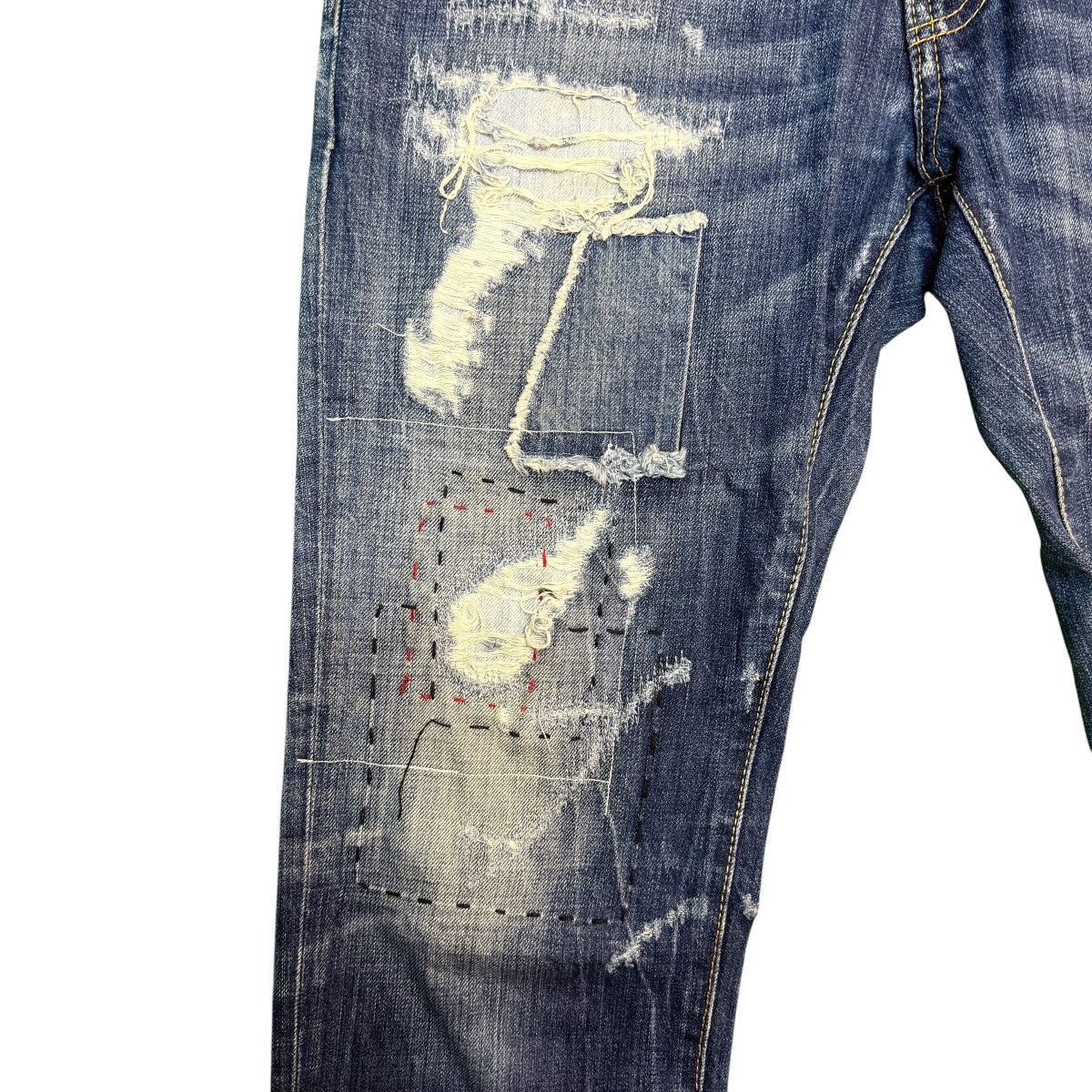 16AW/COOL GUY JEAN／ダメージ加工スキニーデニムパンツS71LB0170 S30309