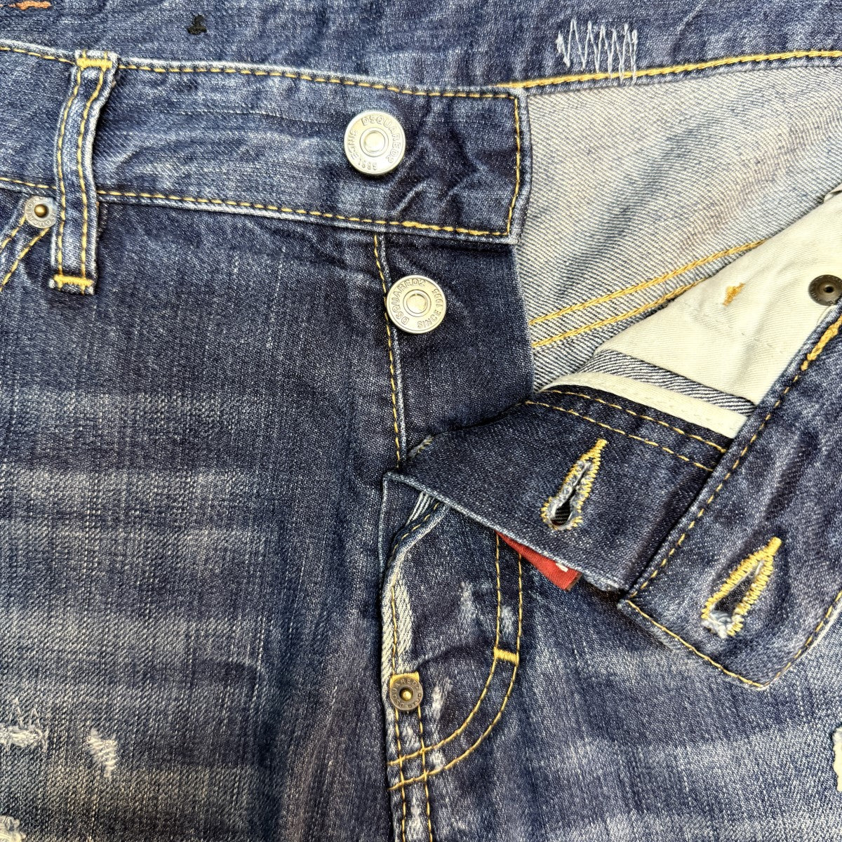 16AW/COOL GUY JEAN／ダメージ加工スキニーデニムパンツS71LB0170 S30309