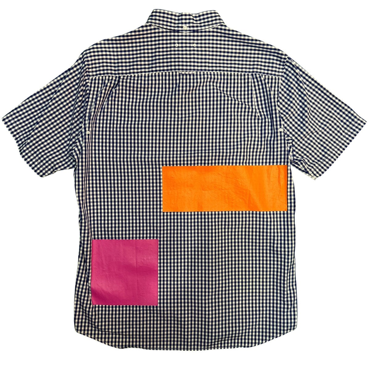 SOPHNET． 19SS/S／S COLOR BLOCK B．D SHIRT／半袖ボタンダウンチェックシャツ/SOPH-190094 古着・中古-4枚目のアイテム画像