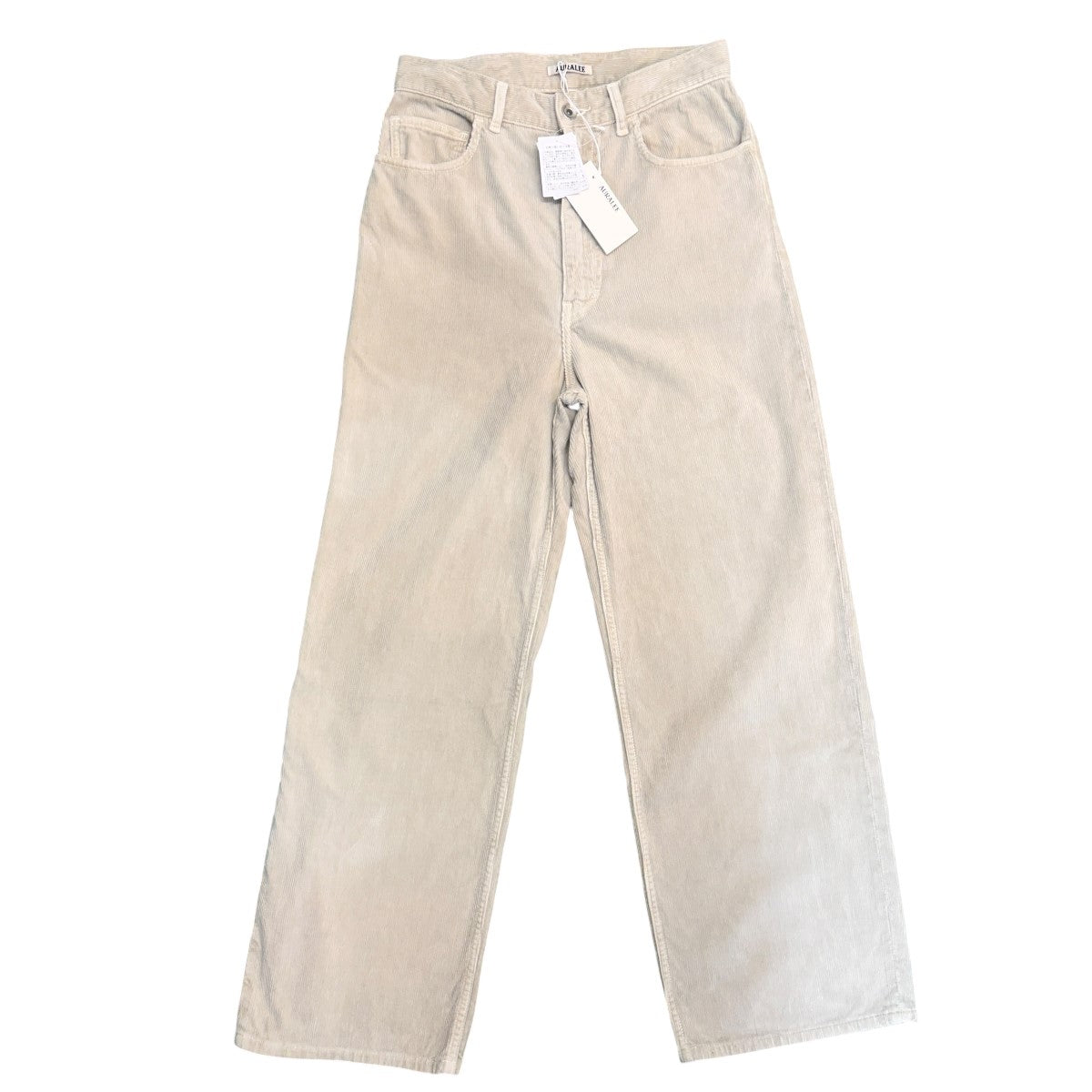 AURALEE 26SS/GARMENT-DYED FINX CORDUROY 5P WIDE PANTS／コーデュロイワイドパンツ/A26SP02FX 古着・中古-1枚目のアイテム画像