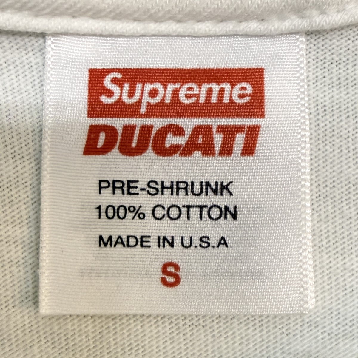 Supreme 24SS/Ducati Logo Tee／ドゥカティ ロゴTシャツ 古着・中古-6枚目のアイテム画像