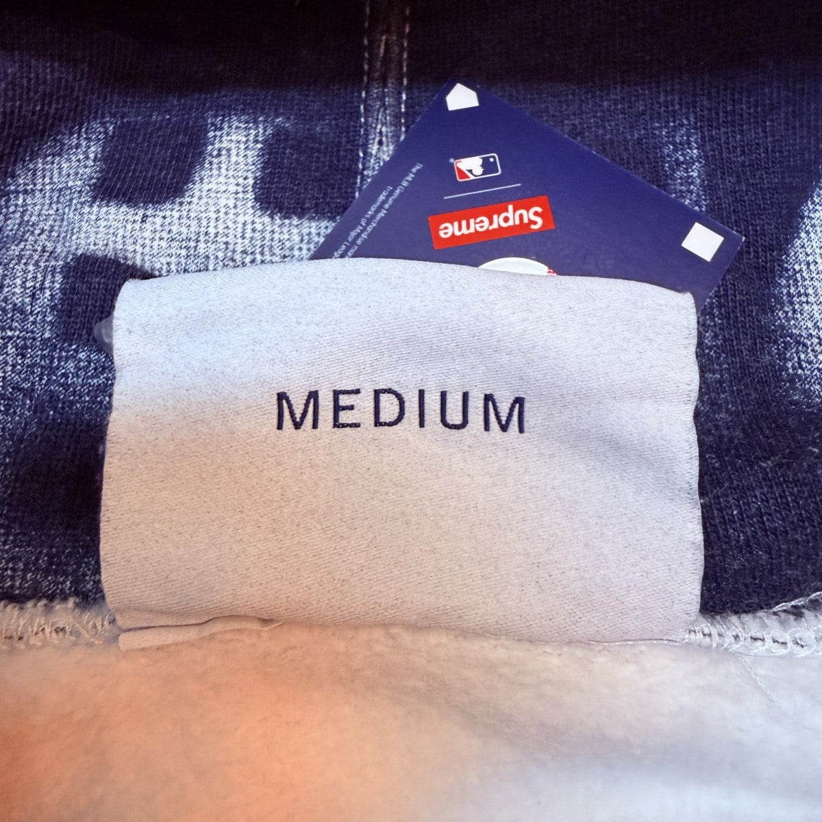 Supreme 21AW/New York Yankees Airbrush Hooded Sweatshirt／ニューヨークヤンキース エアブラシスウェットパーカー/中国製 古着・中古-7枚目のアイテム画像
