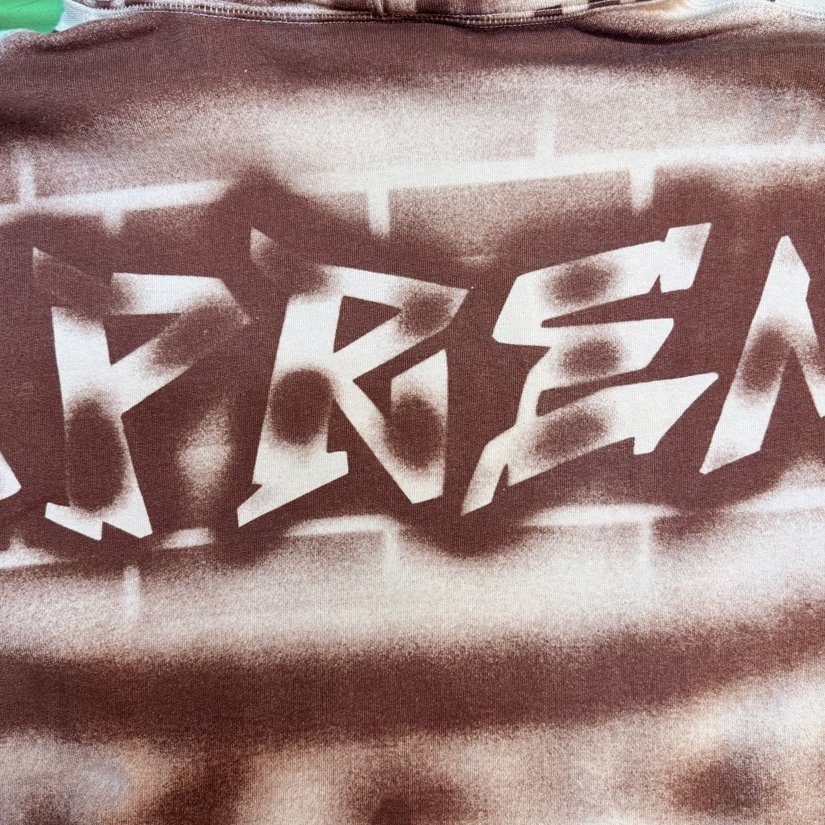 Supreme 21AW/New York Yankees Airbrush Hooded Sweatshirt Clay／ニューヨークヤンキース エアブラシスウェットパーカー/中国製 古着・中古-4枚目のアイテム画像