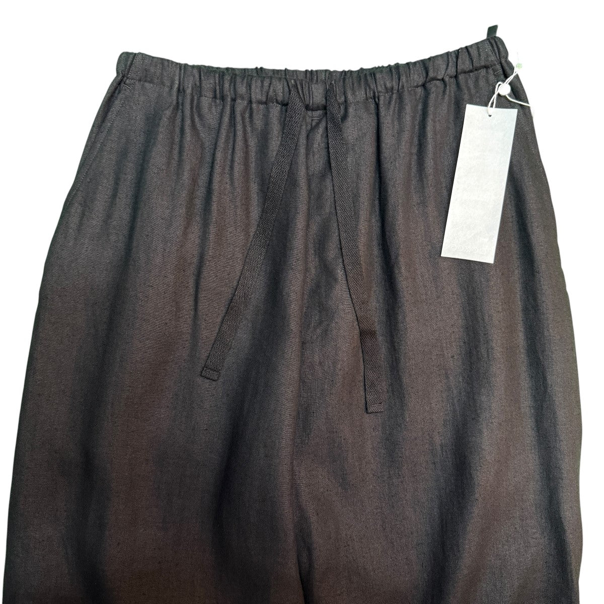 COMOLI 26SS/カナパ ドローストリングパンツ／ヘンプリラックスパンツ/D01-03009 古着・中古-3枚目のアイテム画像