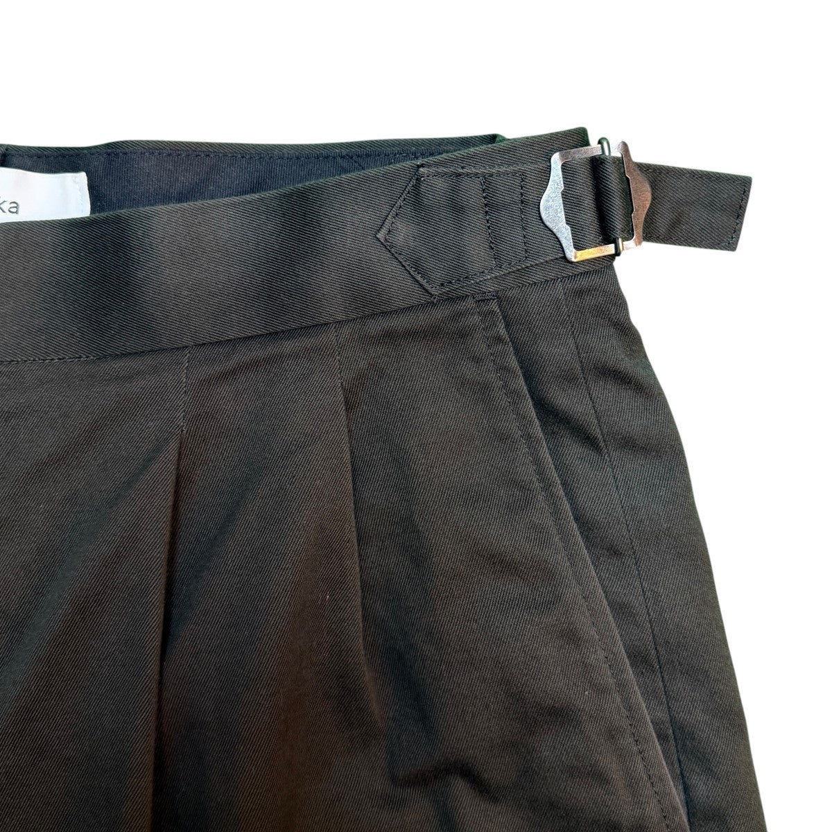 MARKA 25SS/TWO TUCK CROPPED TROUSERS／2タッククロップトラウザーショートパンツM25B05PT01E 古着・中古-4枚目のアイテム画像