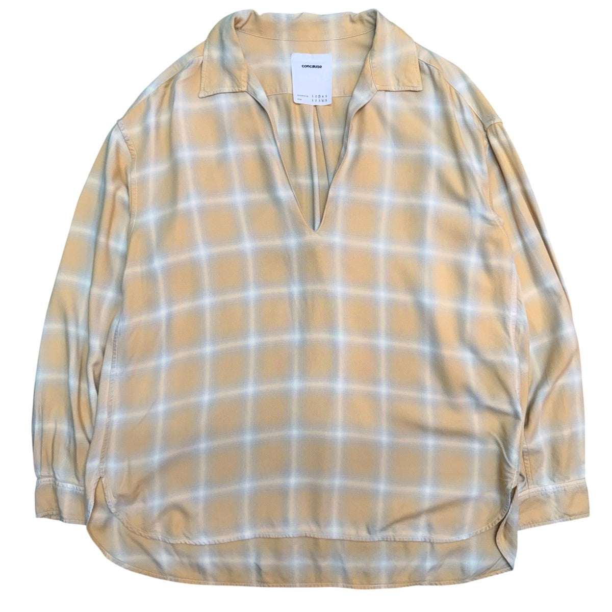 concause 26SS/SKIPPER SHIRTS／スキッパーシャツ/2601009 古着・中古-1枚目のアイテム画像