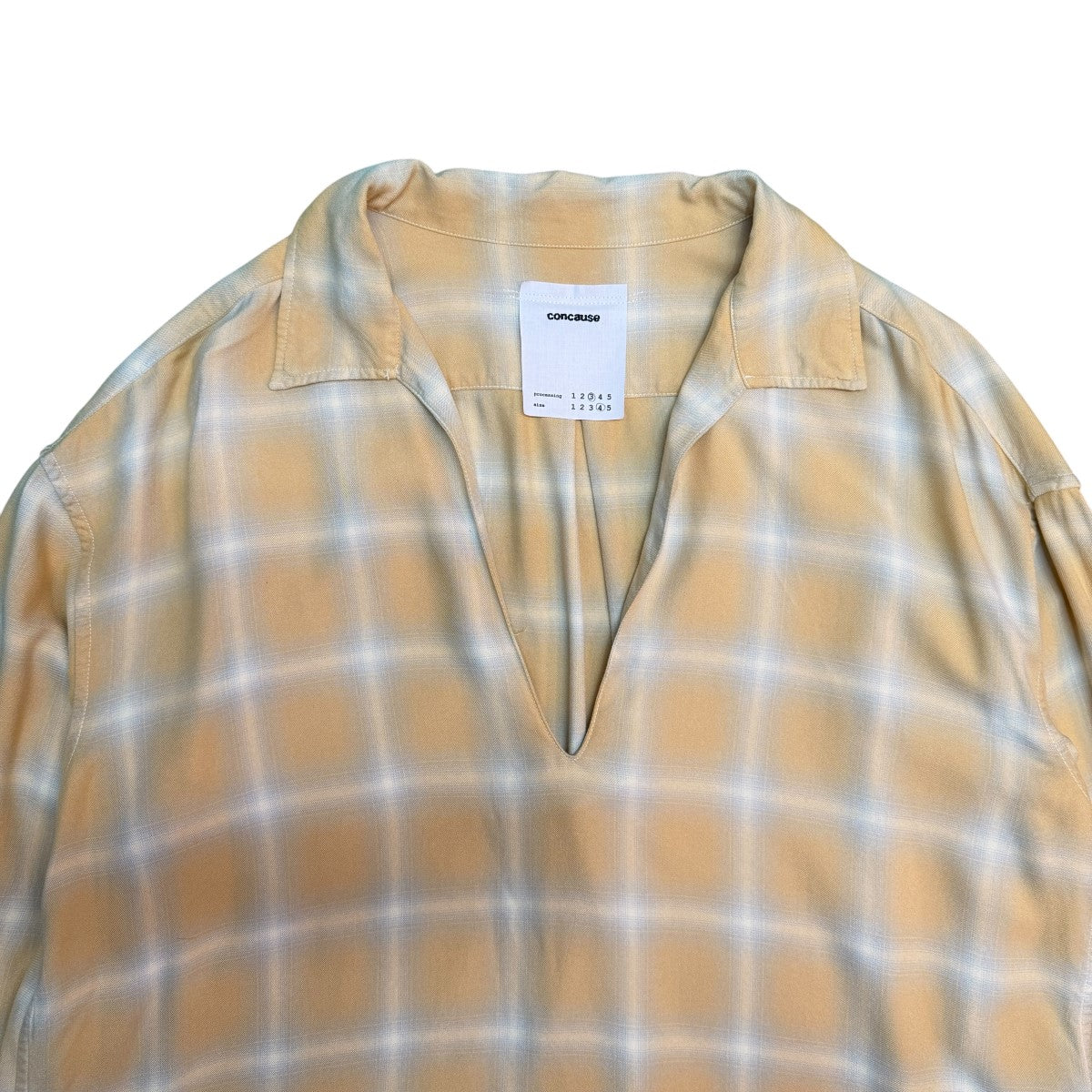 concause 26SS/SKIPPER SHIRTS／スキッパーシャツ/2601009 古着・中古-2枚目のアイテム画像