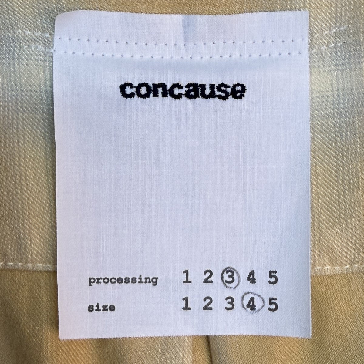 concause 26SS/SKIPPER SHIRTS／スキッパーシャツ/2601009 古着・中古-6枚目のアイテム画像