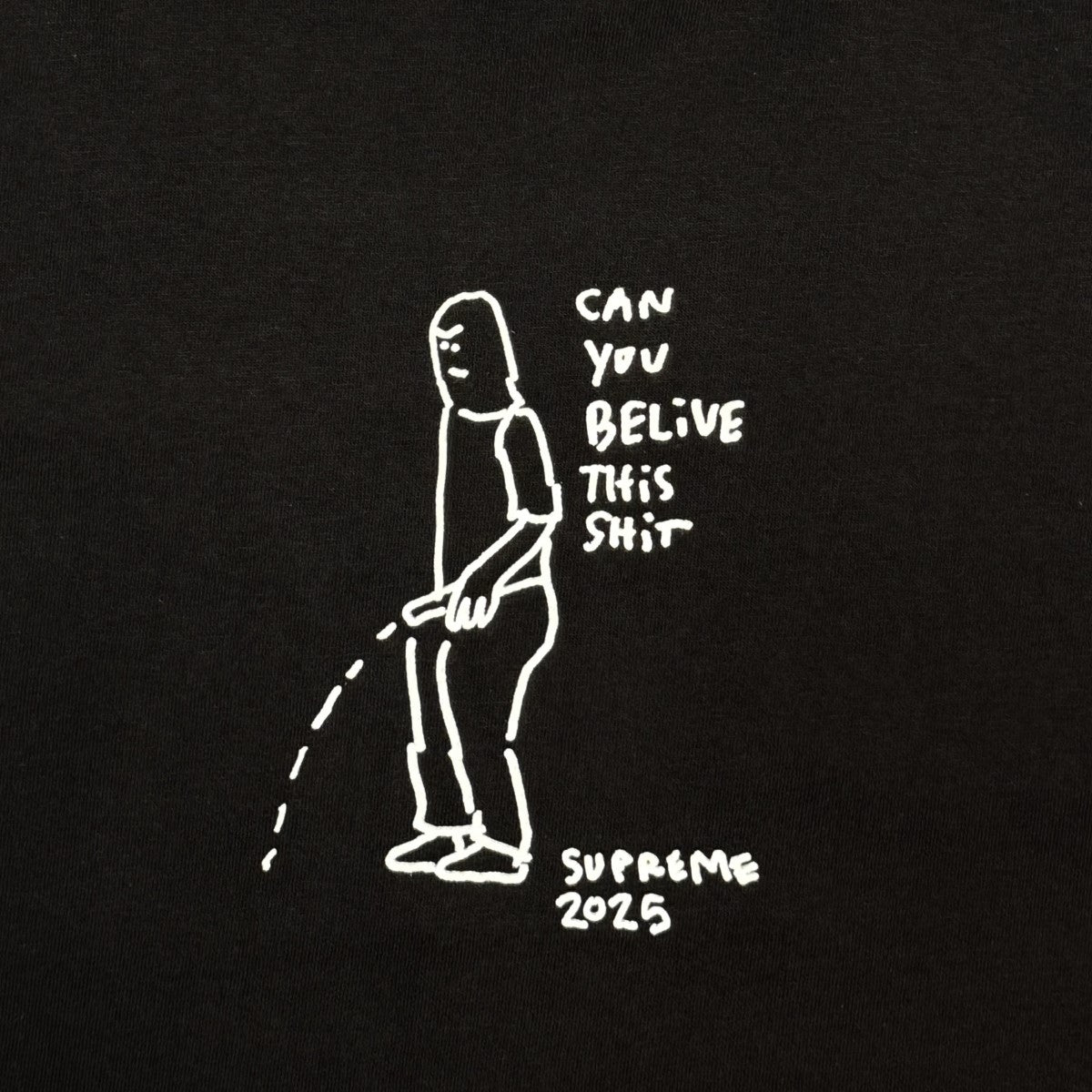 Supreme 25SS/Piss Tee／ピスTシャツ/artwork by Mark Gonzales 古着・中古-2枚目のアイテム画像