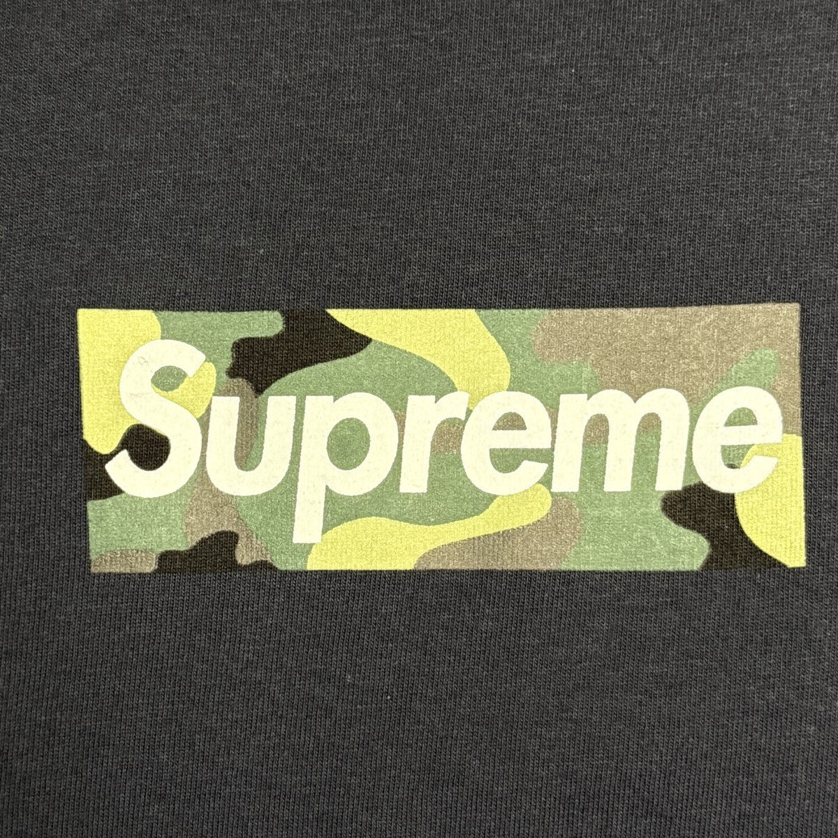 23AW/Box Logo Tee／カモフラボックスロゴTシャツ