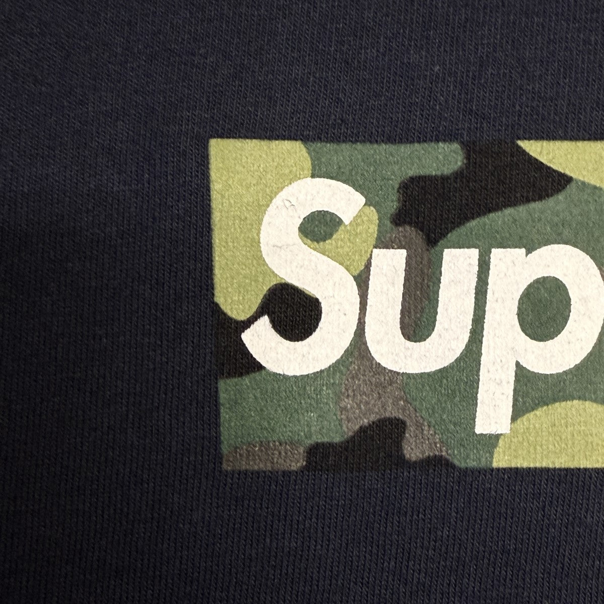 23AW/Box Logo Tee／カモフラボックスロゴTシャツ