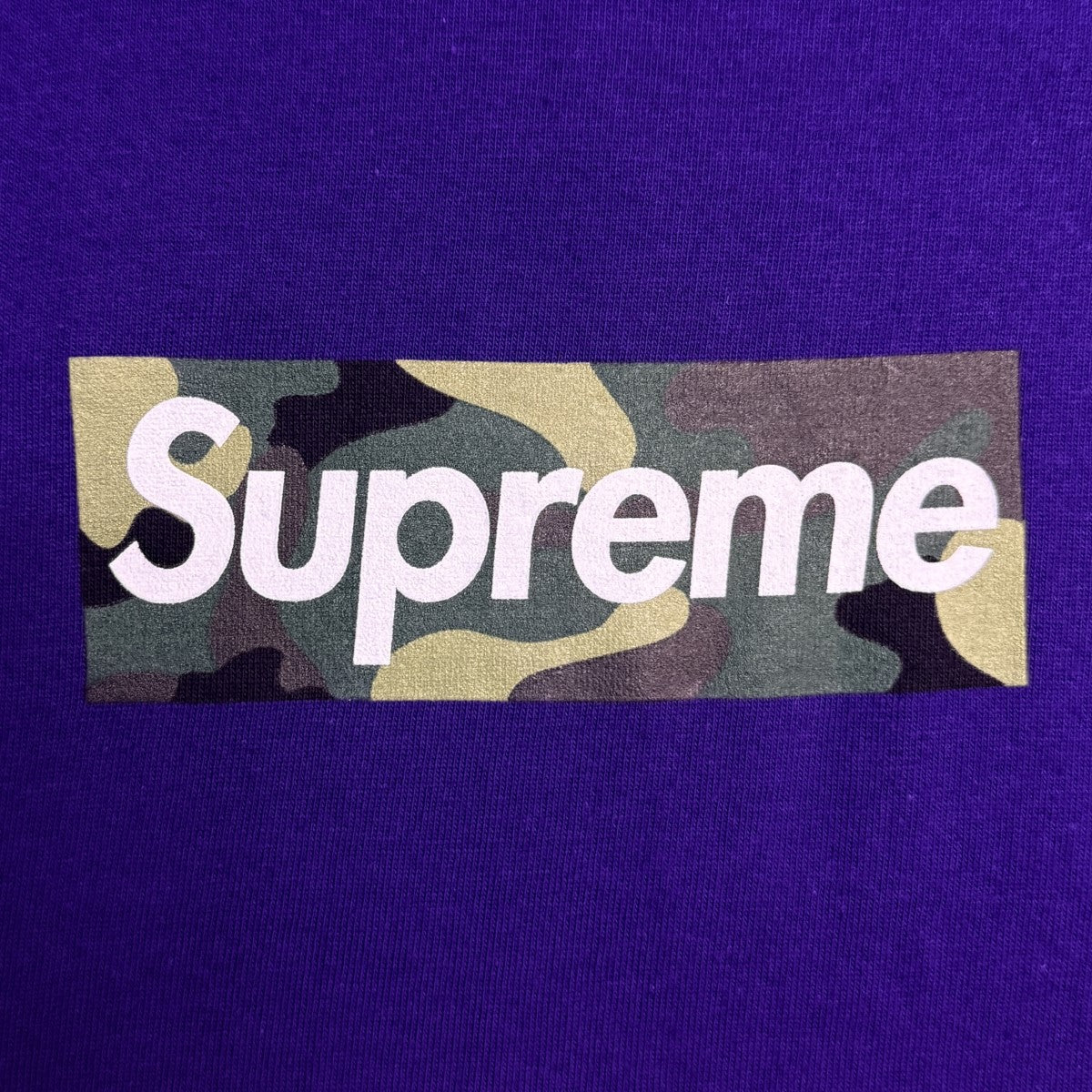 23AW/Box Logo Tee／カモフラボックスロゴTシャツ