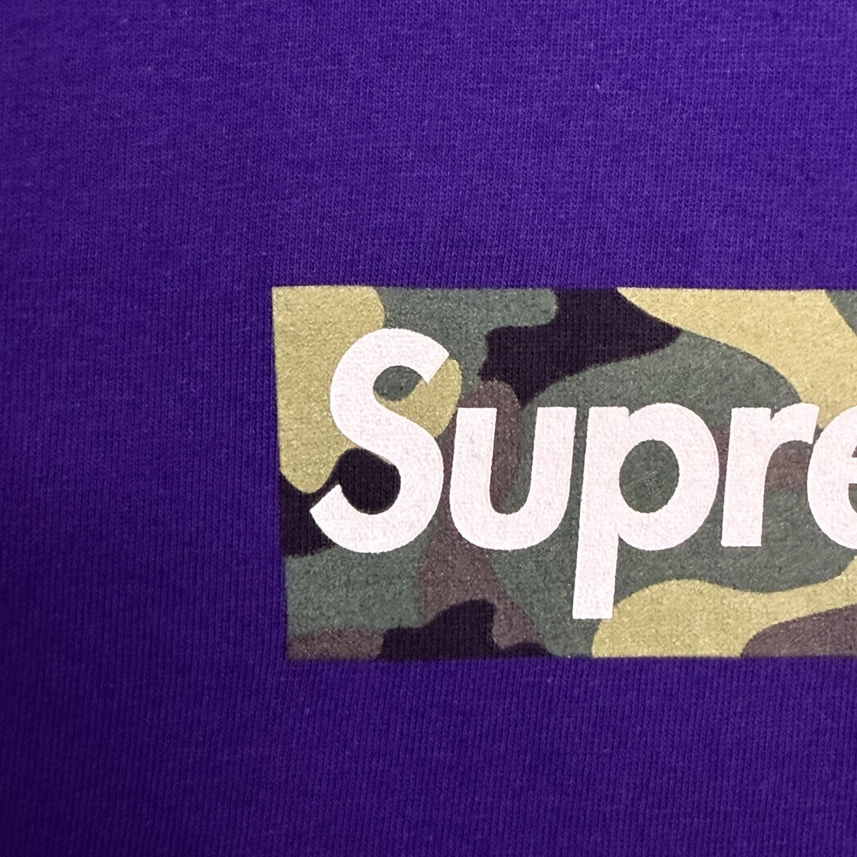 23AW/Box Logo Tee／カモフラボックスロゴTシャツ