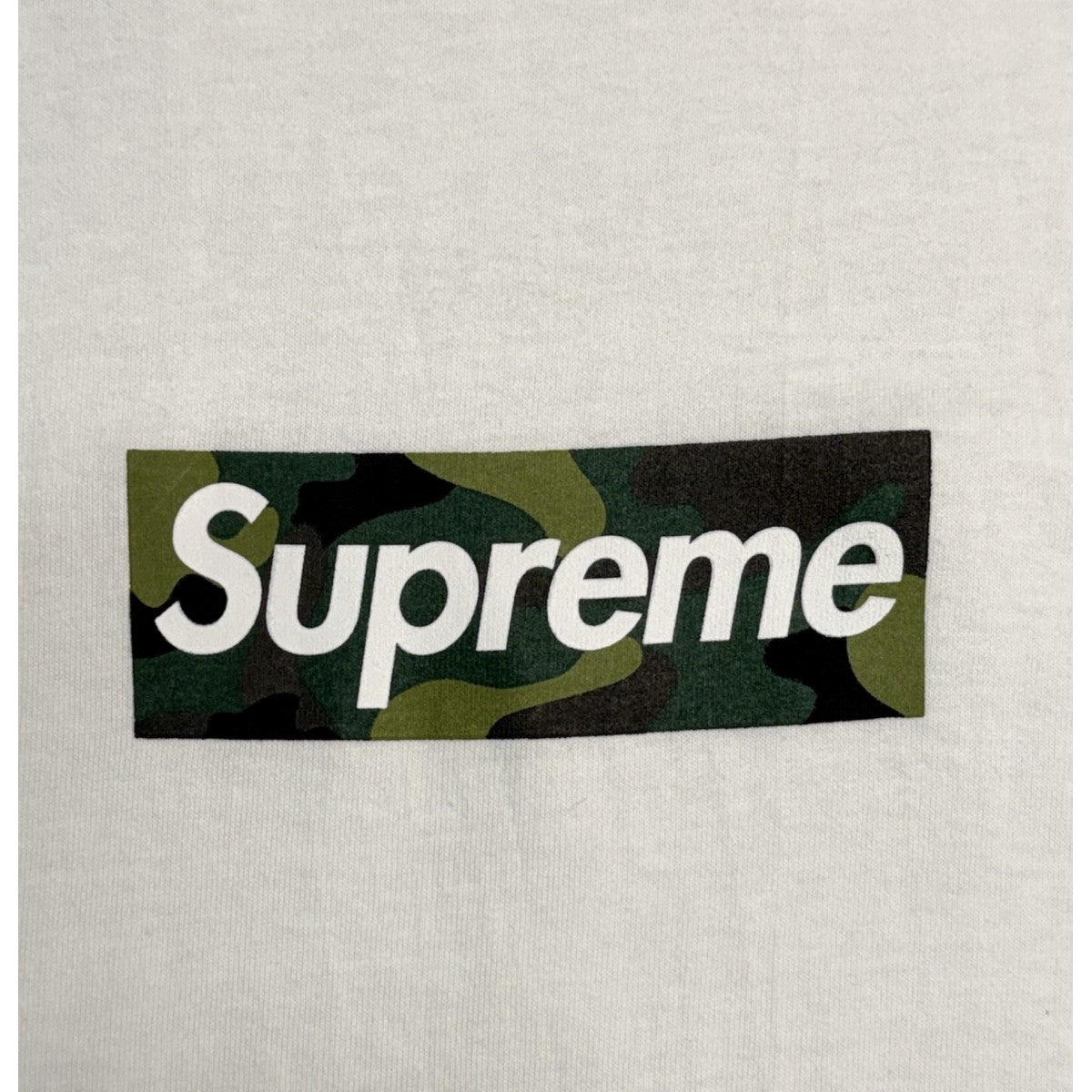 23AW/Box Logo Tee／カモフラボックスロゴTシャツ