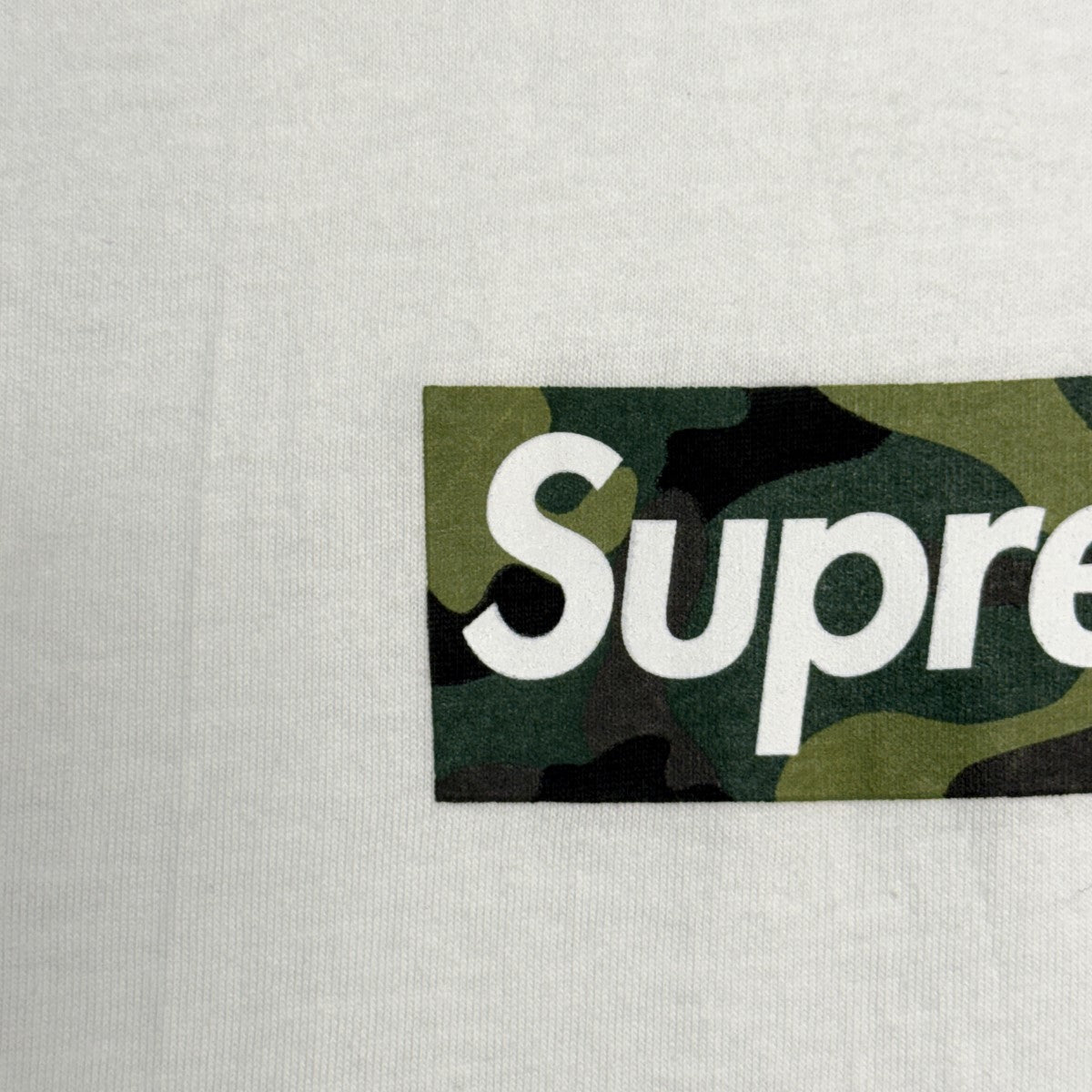 23AW/Box Logo Tee／カモフラボックスロゴTシャツ
