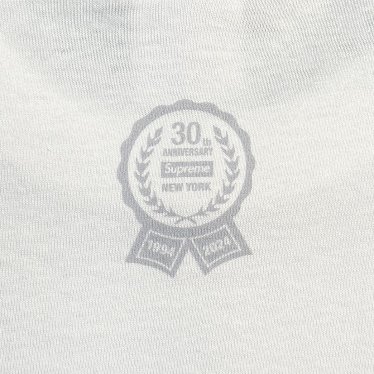 24SS/First Tee／シュプリーム30周年記念Tシャツ