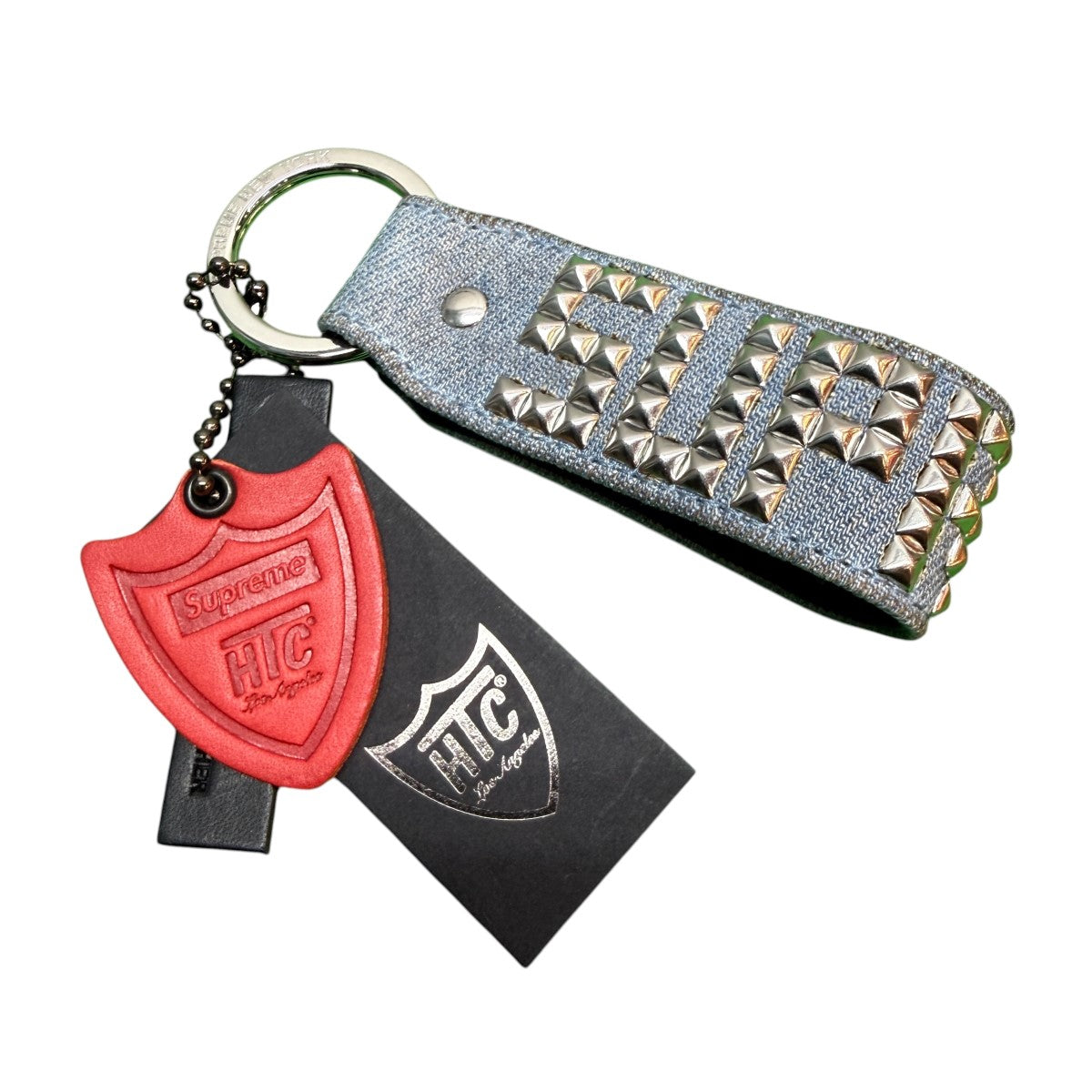 23SS/Studded Keychain Denim／スタッズキーチェーン/Made in Italy