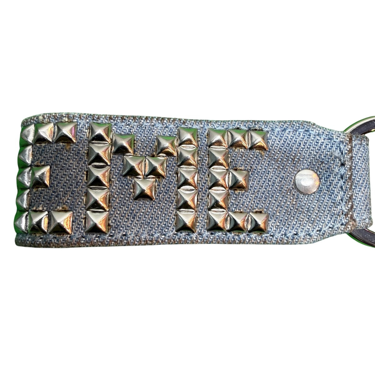 23SS/Studded Keychain Denim／スタッズキーチェーン/Made in Italy