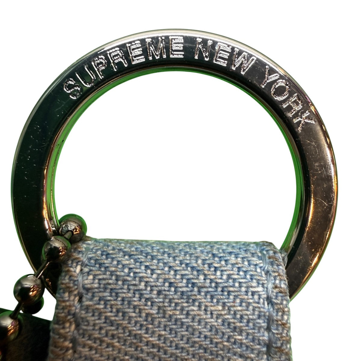 23SS/Studded Keychain Denim／スタッズキーチェーン/Made in Italy