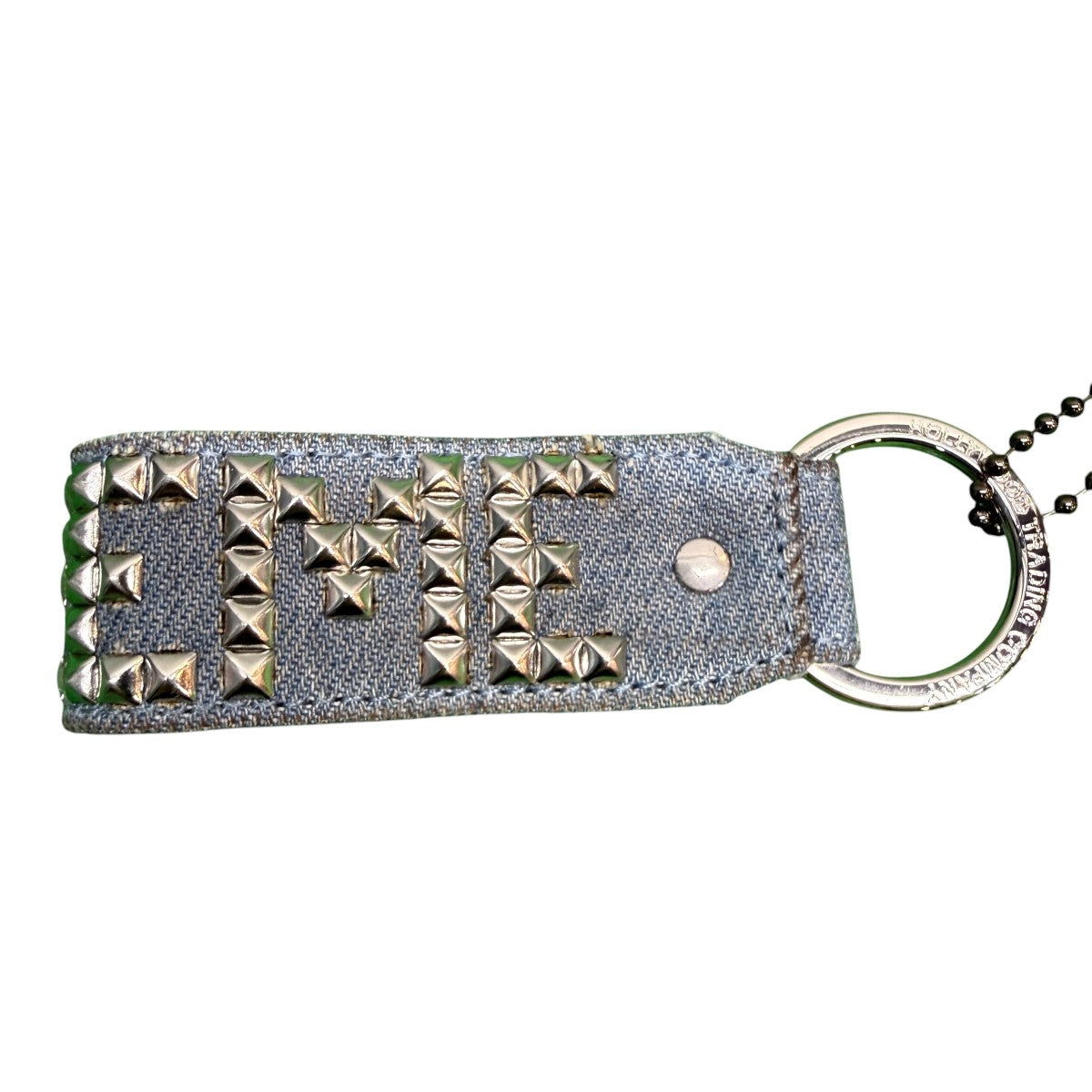 Supreme×Hollywood Trading Company／HTC 23SS/Studded Keychain Denim／スタッズキーチェーンDenimカラー/Made in Italy 古着・中古-4枚目のアイテム画像
