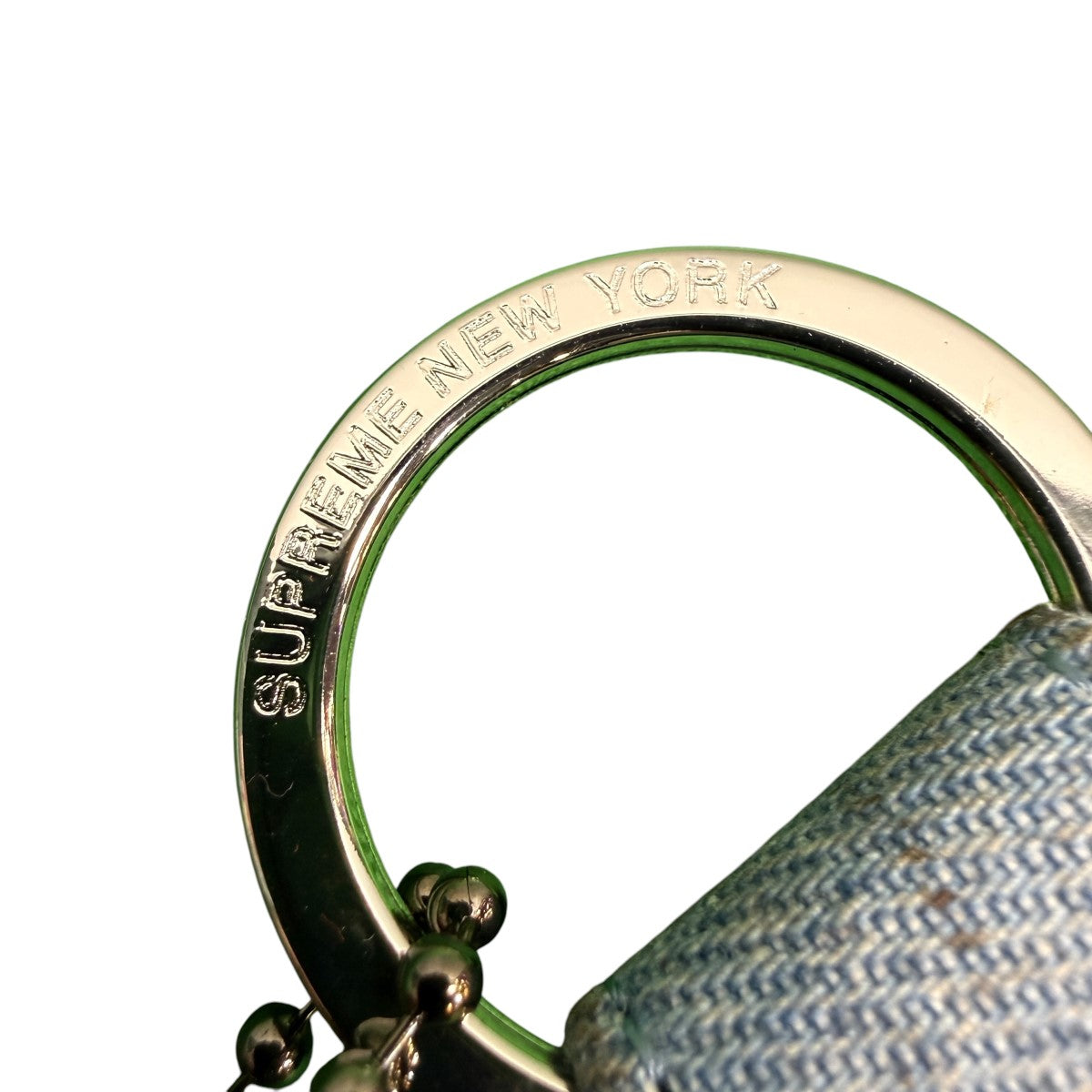 Supreme×Hollywood Trading Company／HTC 23SS/Studded Keychain Denim／スタッズキーチェーンDenimカラー/Made in Italy 古着・中古-6枚目のアイテム画像