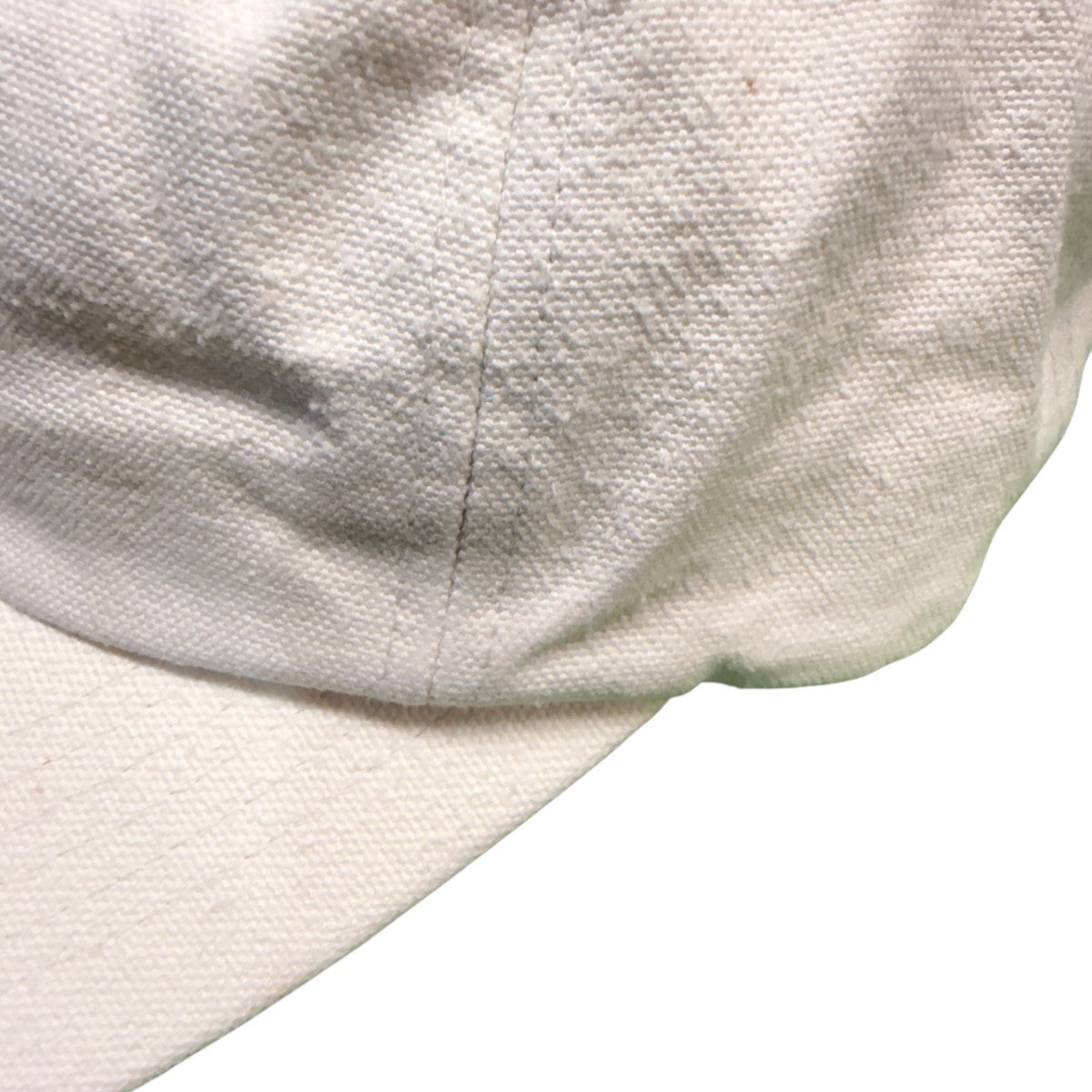 Supreme 23SS/Classic Logo 6-Panel Cream／クラシックロゴ6パネルキャップ クリームカラー/ウォッシュド加工 古着・中古-5枚目のアイテム画像