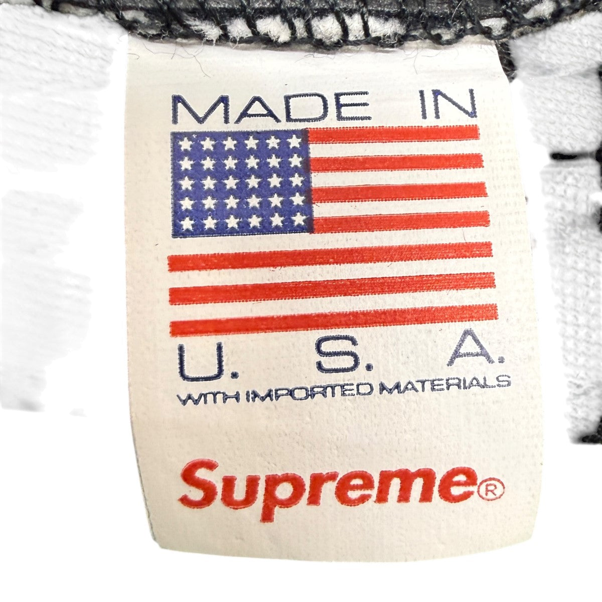 Supreme 23SS/Classic Logo 6-Panel Cream／クラシックロゴ6パネルキャップ クリームカラー/ウォッシュド加工 古着・中古-6枚目のアイテム画像