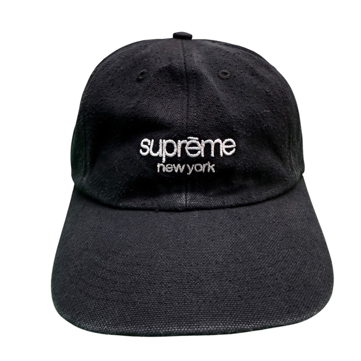 Supreme 23SS/Classic Logo 6-Panel／クラシックロゴ6パネルキャップウォッシュド加工 古着・中古-1枚目のアイテム画像