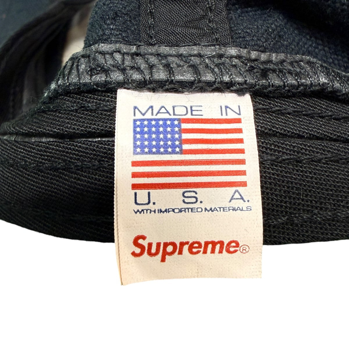 Supreme 23SS/Classic Logo 6-Panel／クラシックロゴ6パネルキャップウォッシュド加工 古着・中古-7枚目のアイテム画像