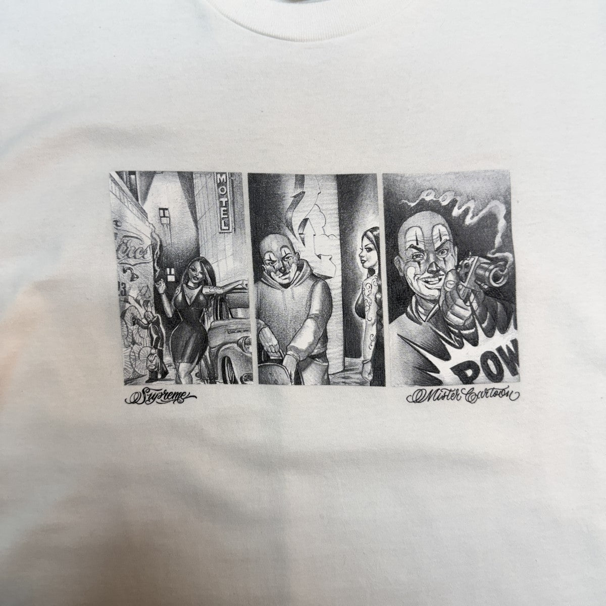 24AW/Mister Cartoon Pow Tee／ミスター・カートゥーン POW Tシャツ