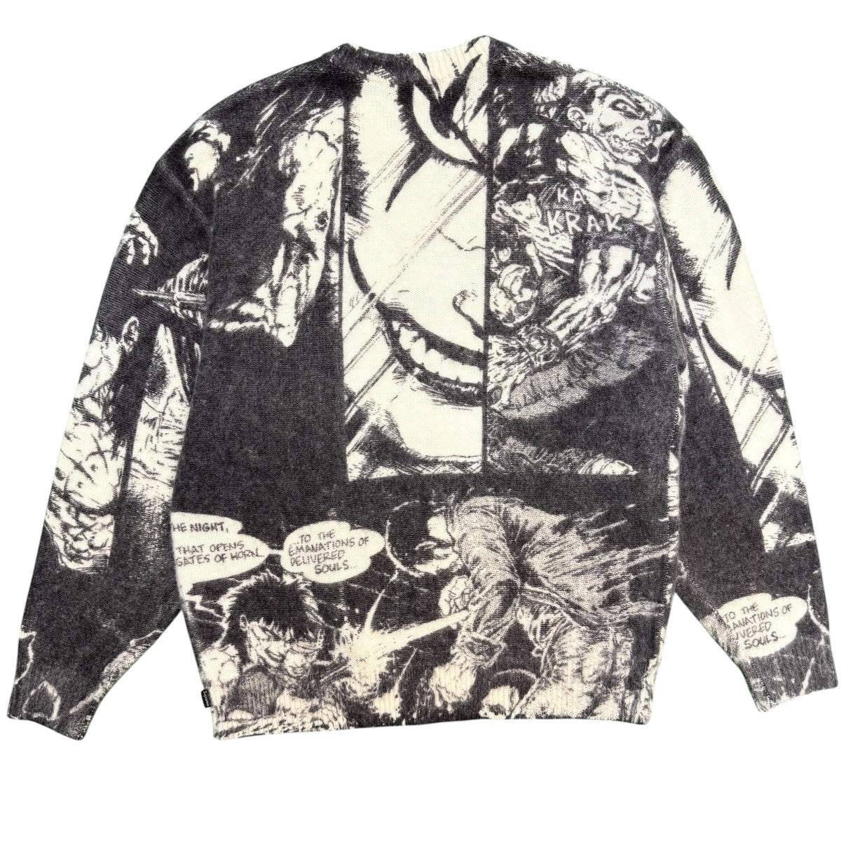 Supreme 21AW/The Crow Sweater／ザ・クロウ セーター 古着・中古-2枚目のアイテム画像