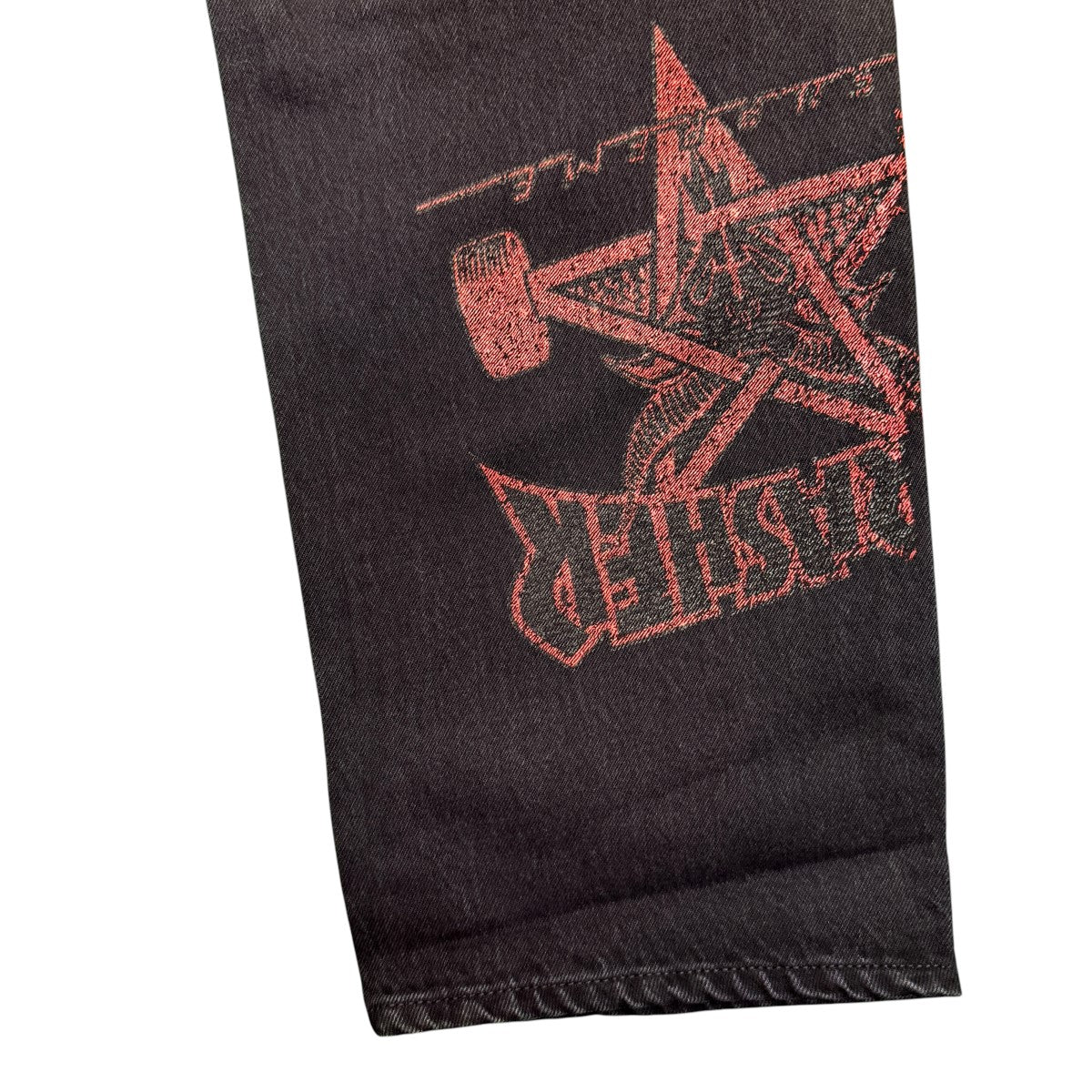Supreme 21AW/Thrasher Regular Jean Washed Blackコットン100％／スラッシャー レギュラージーンズ/中国製 古着・中古-3枚目のアイテム画像