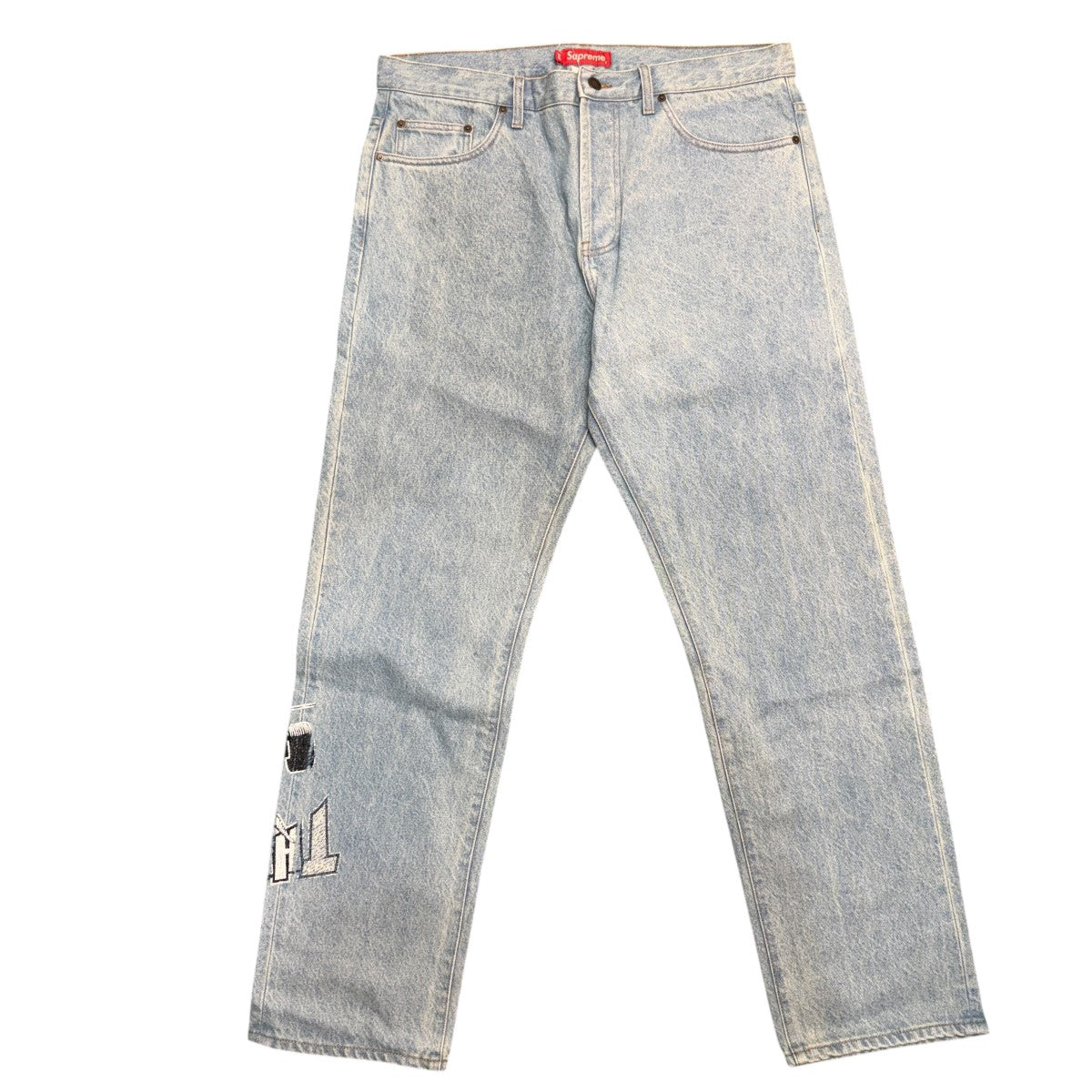 Supreme 21AW/Thrasher Regular Jean Washed Blue／スラッシャー レギュラージーンズ/中国製 古着・中古-2枚目のアイテム画像