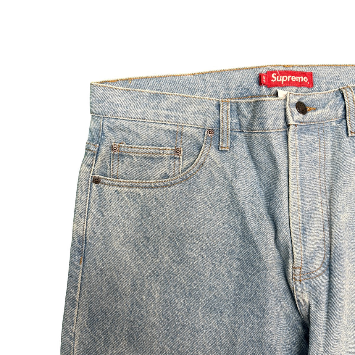 Supreme 21AW/Thrasher Regular Jean Washed Blue／スラッシャー レギュラージーンズ/中国製 古着・中古-4枚目のアイテム画像