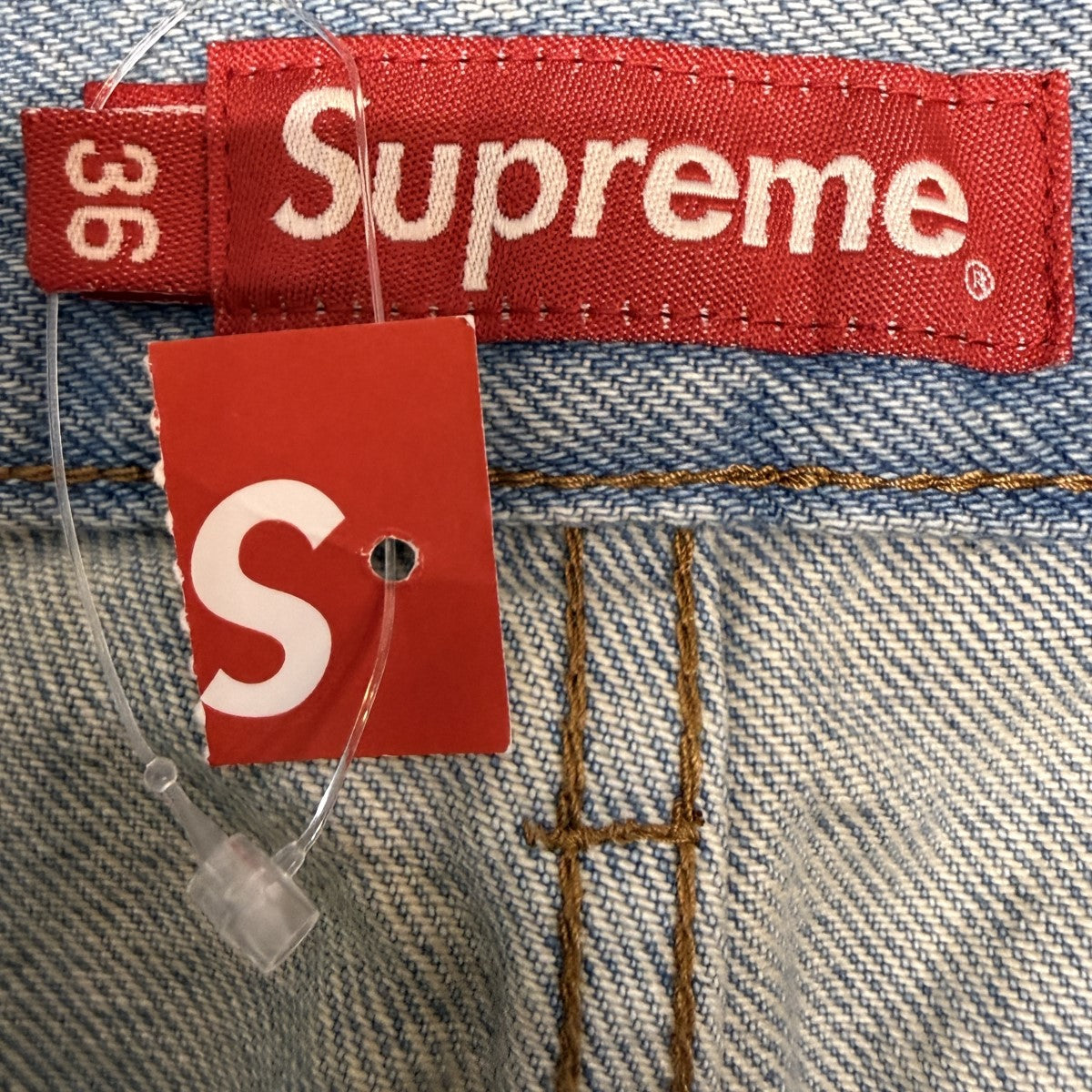 Supreme 21AW/Thrasher Regular Jean Washed Blue／スラッシャー レギュラージーンズ/中国製 古着・中古-7枚目のアイテム画像