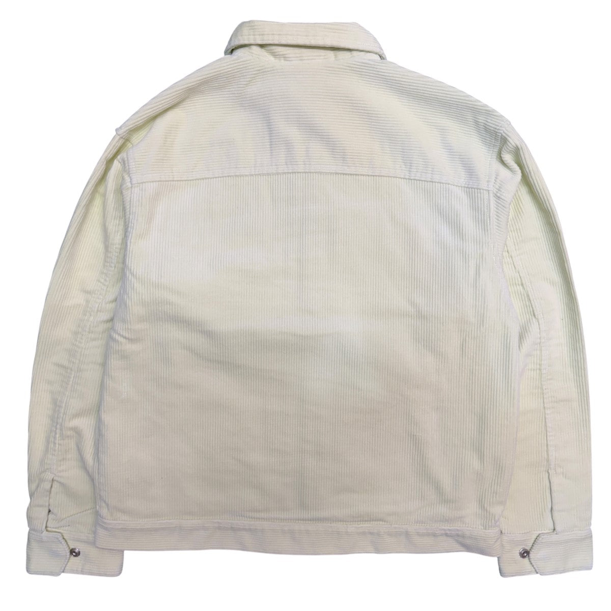 Supreme 21AW/Corduroy Zip Jacket Pale Yellow／コーデュロイジップジャケット 古着・中古-3枚目のアイテム画像