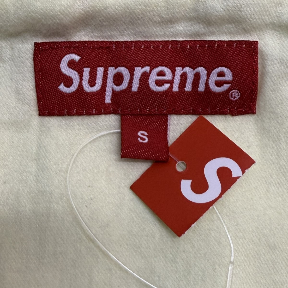 Supreme 21AW/Corduroy Zip Jacket Pale Yellow／コーデュロイジップジャケット 古着・中古-7枚目のアイテム画像