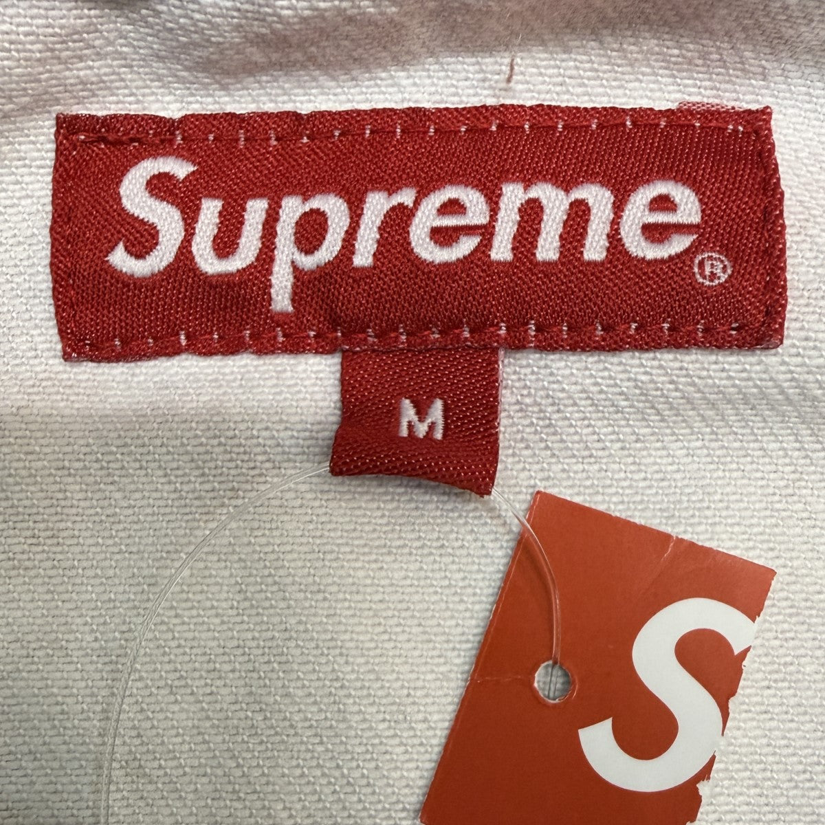 Supreme×Christopher Wool 21AW/Supreme Denim Work Jacket／シュプリームデニムワークジャケット 古着・中古-7枚目のアイテム画像