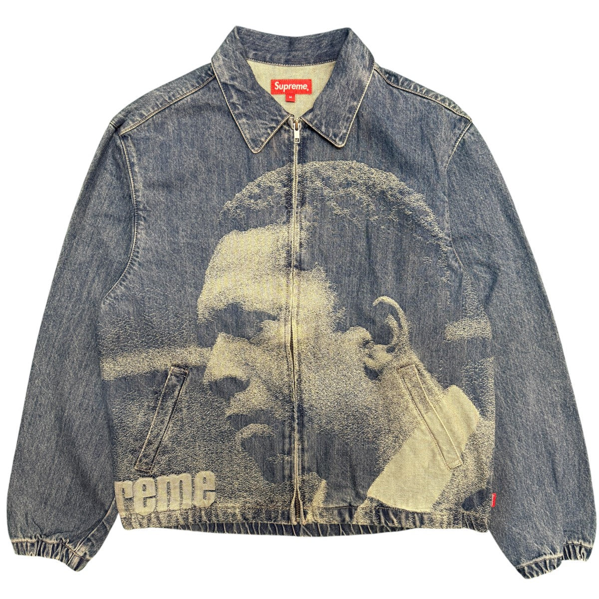 21AW/John Coltrane A Love Supreme Denim Harrington Jacket／ジョン・コルトレーン アラブシュプリームデニムハリントンジャケット/中国製