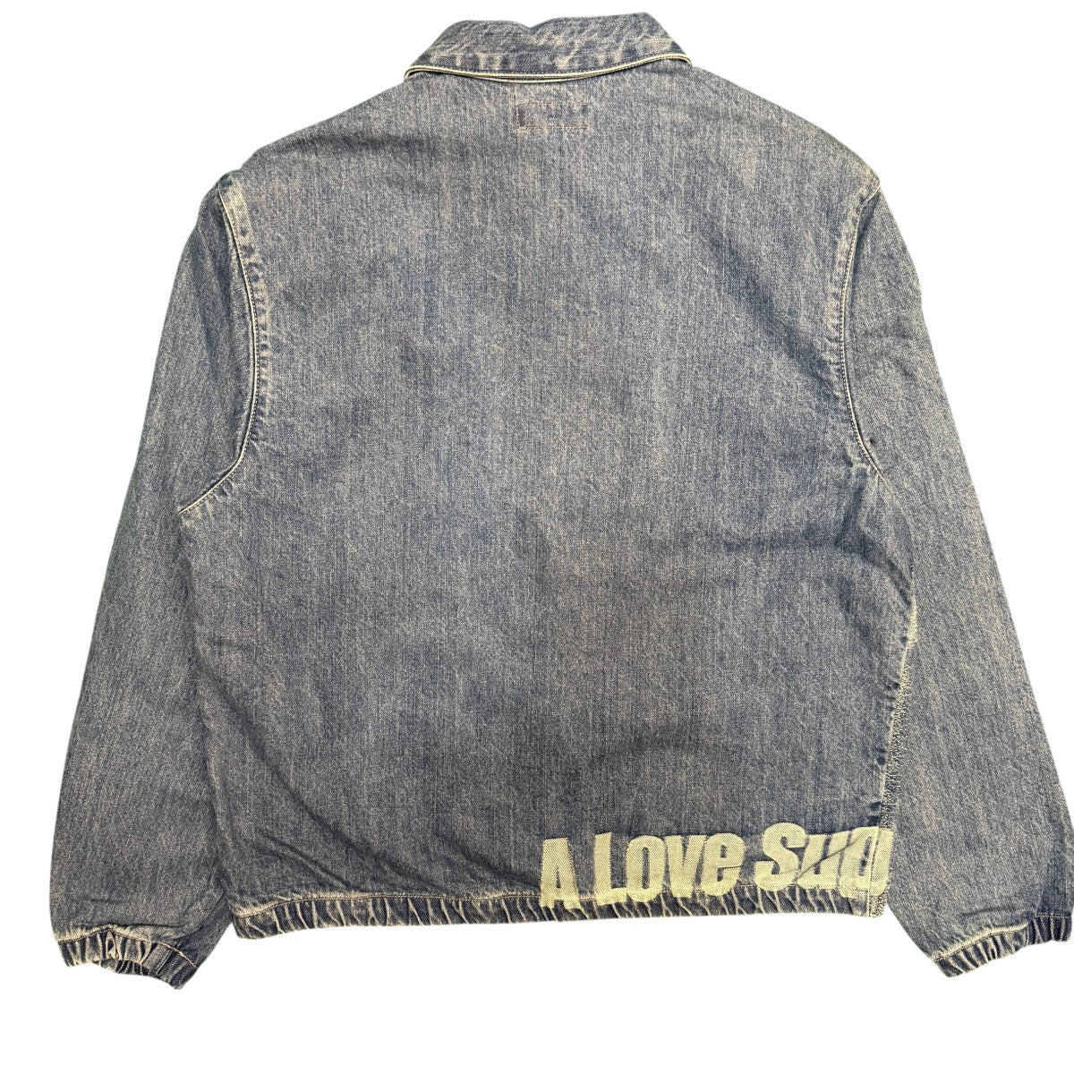 Supreme 21AW/John Coltrane A Love Supreme Denim Harrington Jacket／ジョン・コルトレーン アラブシュプリームデニムハリントンジャケット/中国製 古着・中古-3枚目のアイテム画像
