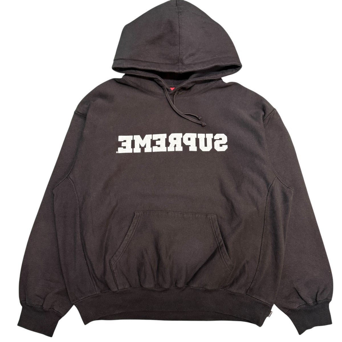Supreme 25SS/Reverse Hooded Sweatshirt／リバーススウェットパーカー/ポルトガル製 古着・中古-1枚目のアイテム画像