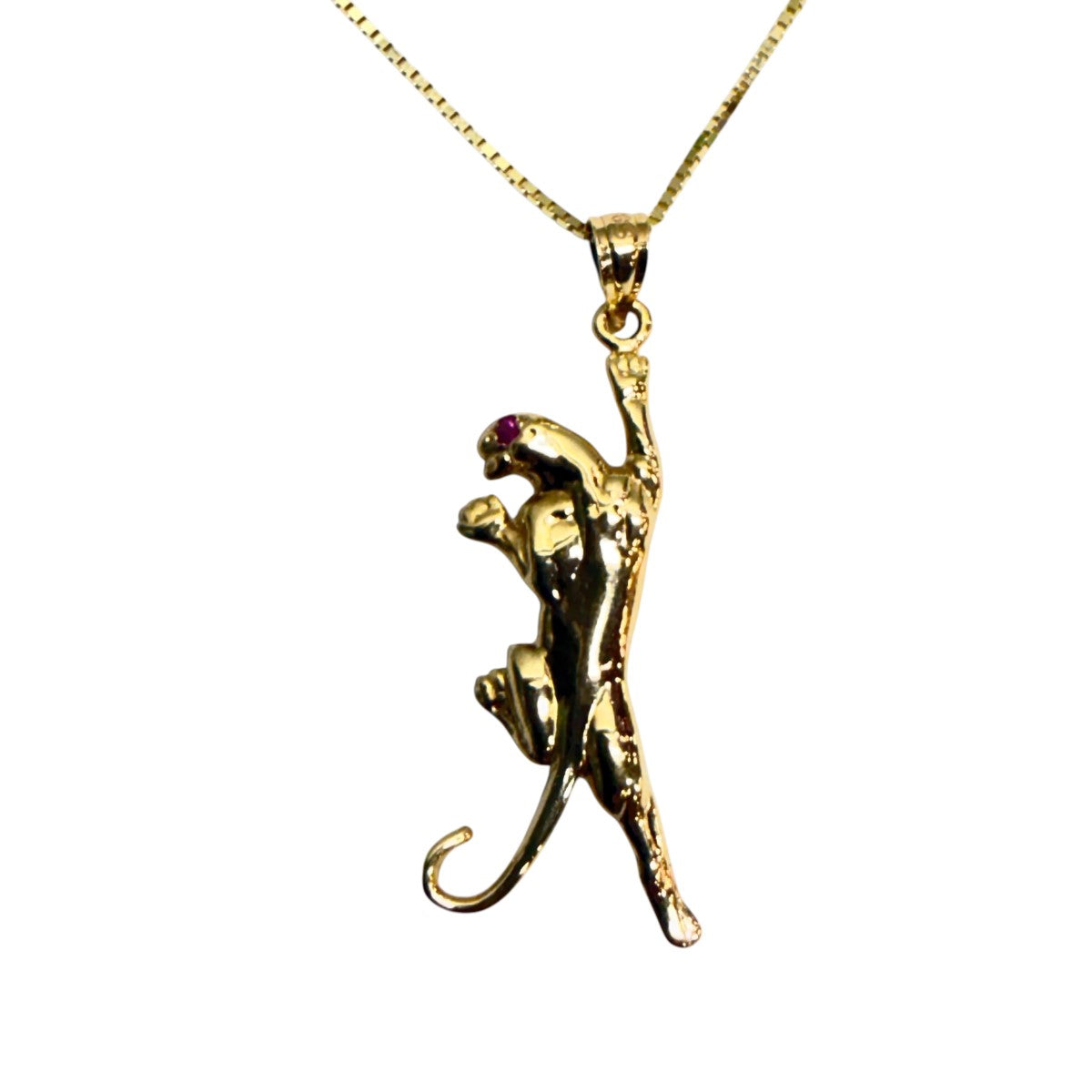 Supreme 18AW/Panther Gold Pendant／パンサー14金ゴールドペンダント 古着・中古-2枚目のアイテム画像