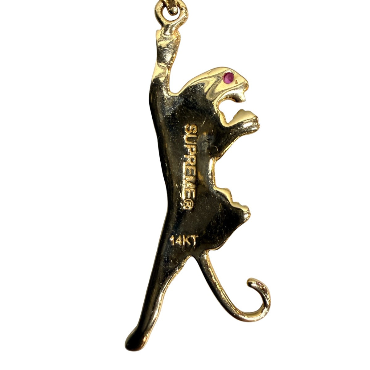 Supreme 18AW/Panther Gold Pendant／パンサー14金ゴールドペンダント 古着・中古-4枚目のアイテム画像