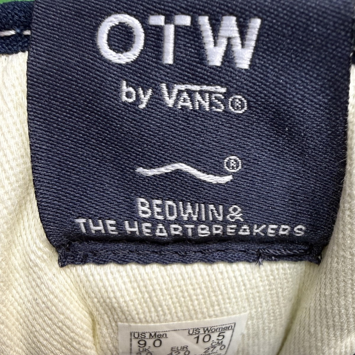 BEDWIN ＆THE HEARTBREAKERS×OTW by Vans 26SS/OTW Half Cab 33／ オーティーダブリュー ハーフキャブ33 スニーカーVN000EFYCQ8 古着・中古-7枚目のアイテム画像
